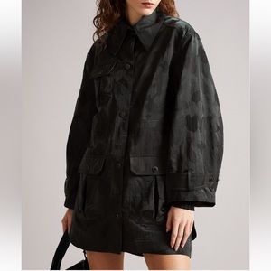 ❤️❤️❤️ Ted Baker Ppippa Camo Jacquard Hunting Jacket, Green